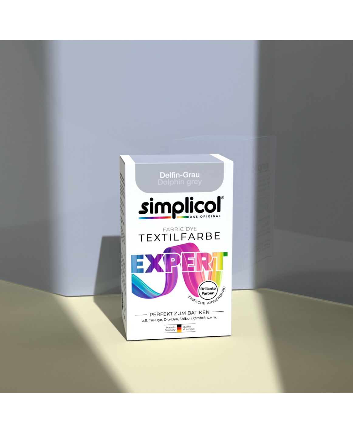 simplicol Textilfarbe expert Delfin-Grau