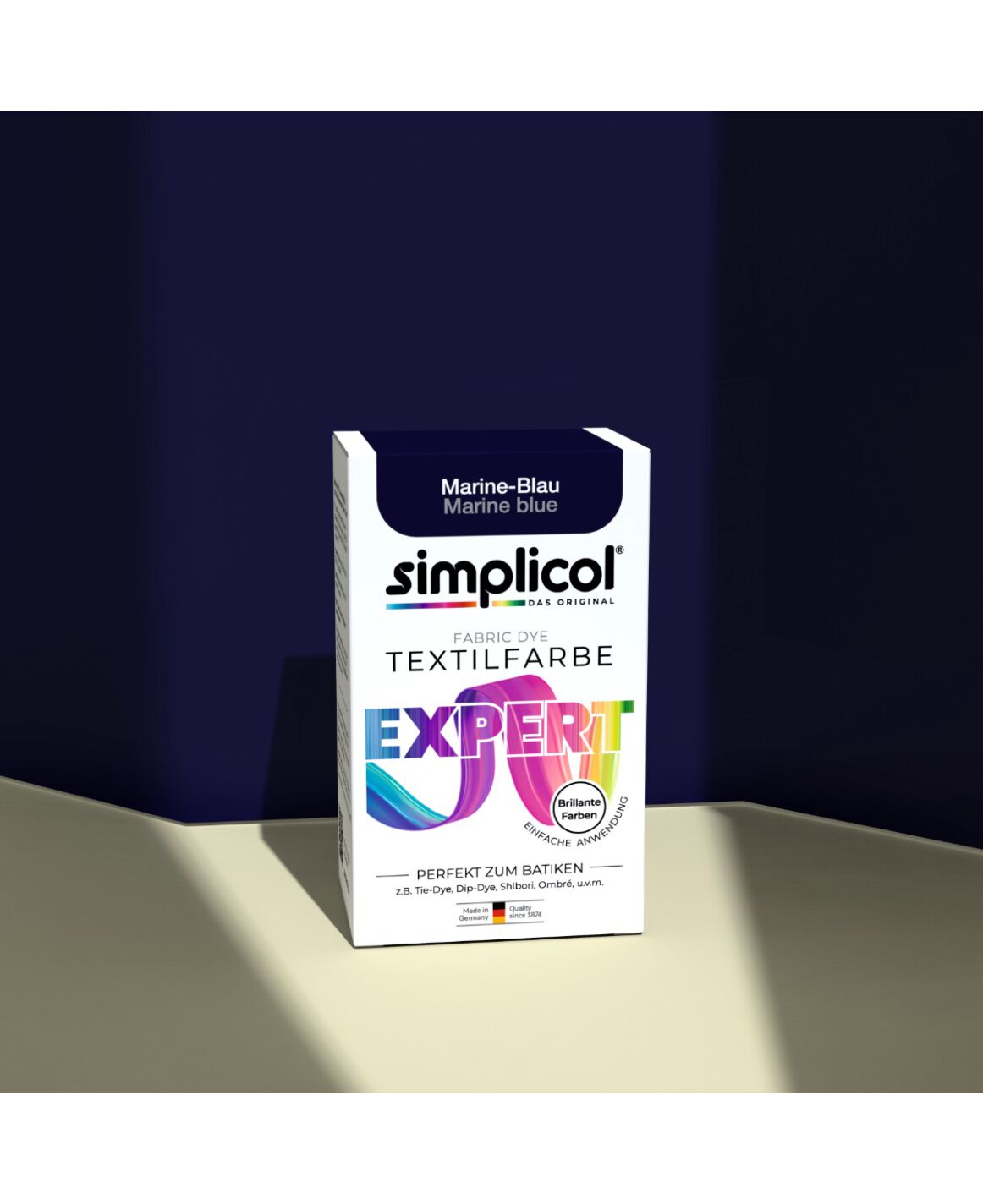 simplicol Textilfarbe expert Marine-Blau