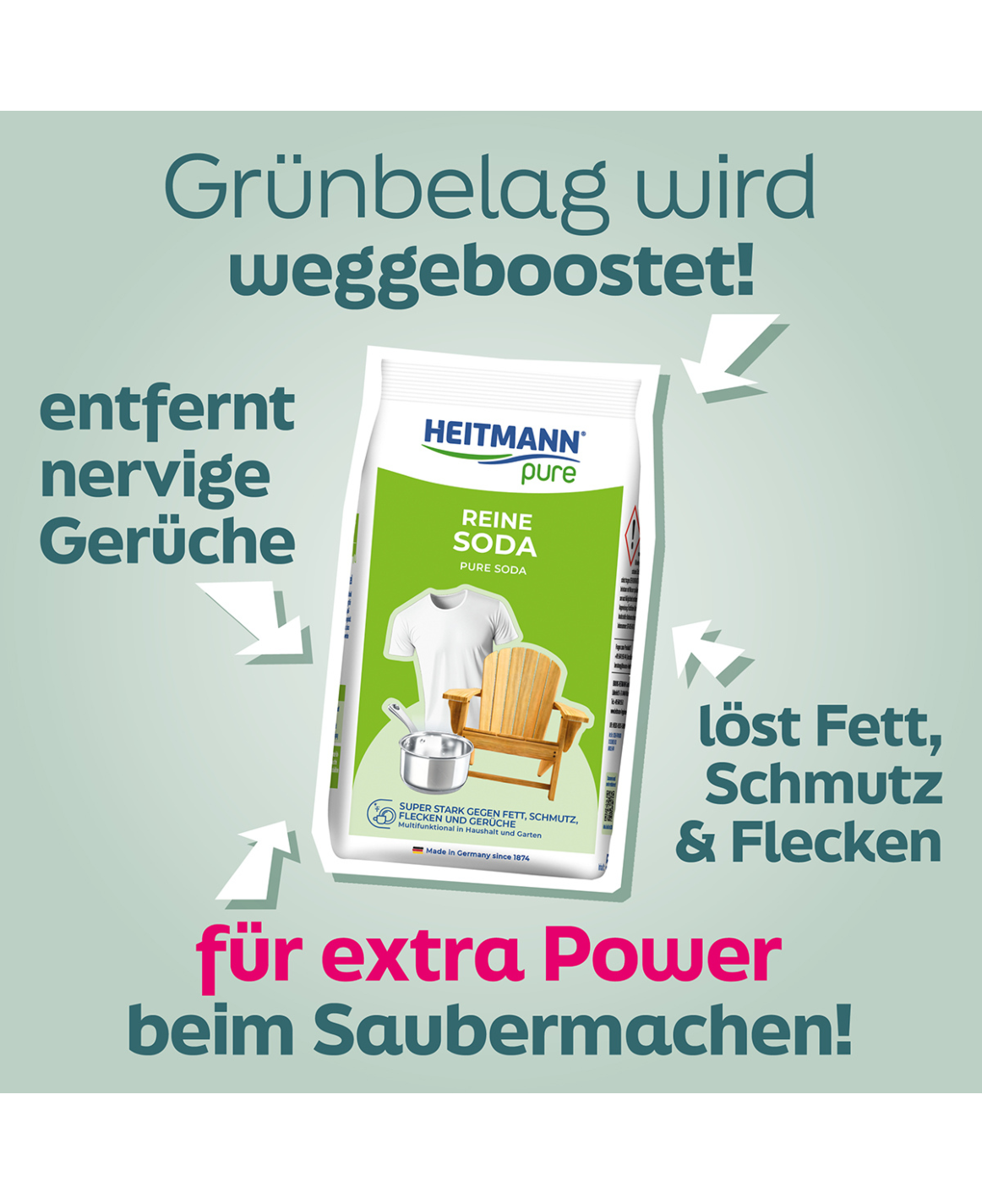 HEITMANN pure Reine Soda 500 g