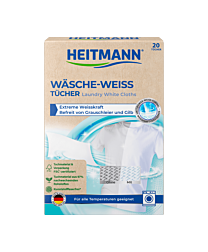 HEITMANN Wäsche-Weiss Tücher, 20 Stück, FSC Mix