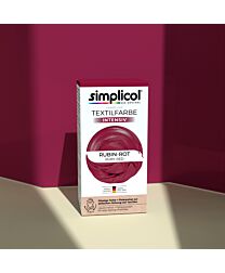 simplicol Textilfarbe intensiv Rubin-Rot