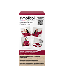 simplicol Textilfarbe intensiv Rubin-Rot