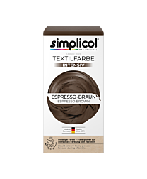simplicol Textilfarbe intensiv Espresso Braun