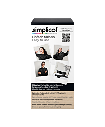 simplicol Textilfarbe intensiv Samt Schwarz