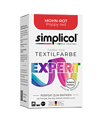 simplicol Textilfarbe expert Mohn-Rot