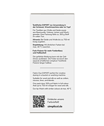 simplicol Textilfarbe expert Brombeer-Rot