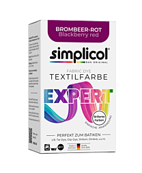 simplicol Textilfarbe expert Brombeer-Rot