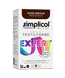 simplicol Textilfarbe expert Nuss-Braun