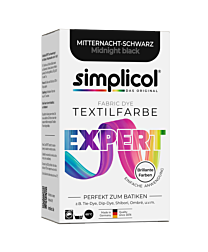 simplicol Textilfarbe expert Mitternacht-Schwarz