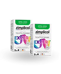 simplicol Textilfarbe expert Apfel-Grün 2er Pack