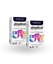simplicol Textilfarbe expert Marine-Blau 2er Pack