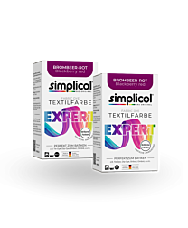 simplicol Textilfarbe expert Brombeer-Rot 2er Pack