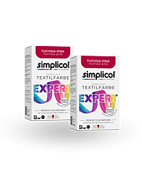 simplicol Textilfarbe expert Fuchsia-Pink 2er Pack