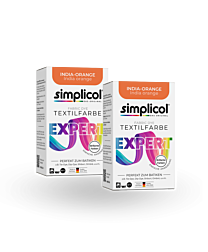 simplicol Textilfarbe expert India-Orange 2er Pack