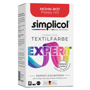 simplicol Textilfarbe expert Mohn-Rot