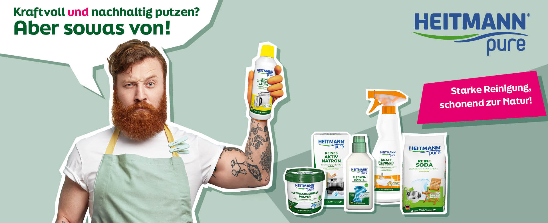 Heitmann pure - Starke Reinigung, schonend zur Natur