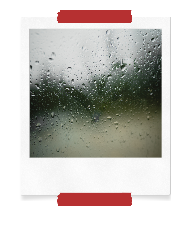 Imprägnierter roter Schuh