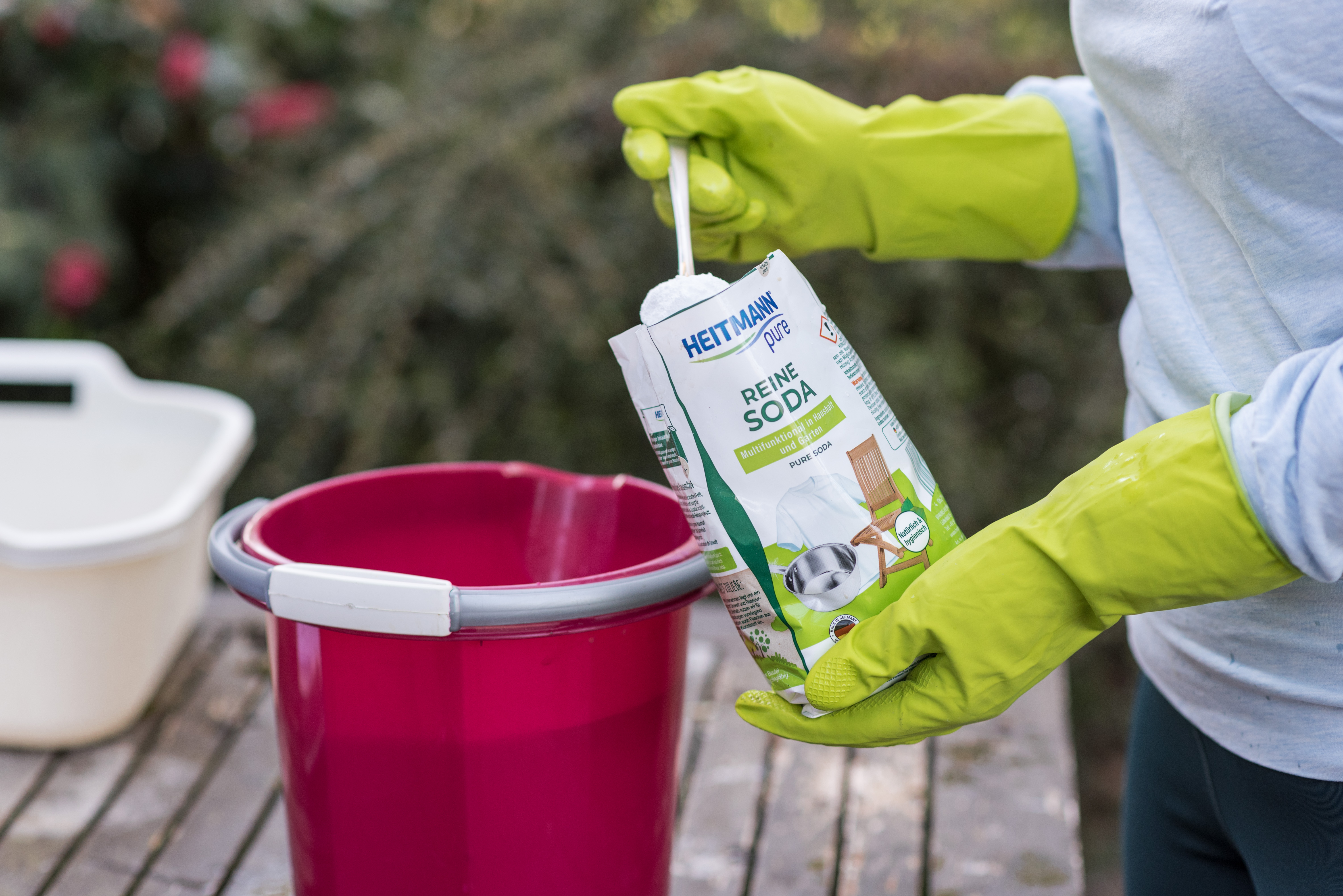 pure Reine Soda Gartenzaun