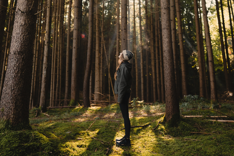 Wassertropfen auf schwarzen Hintergrund