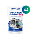 HEITMANN Machine Limescale Remover 3 in 1 175 g, 3er Pack