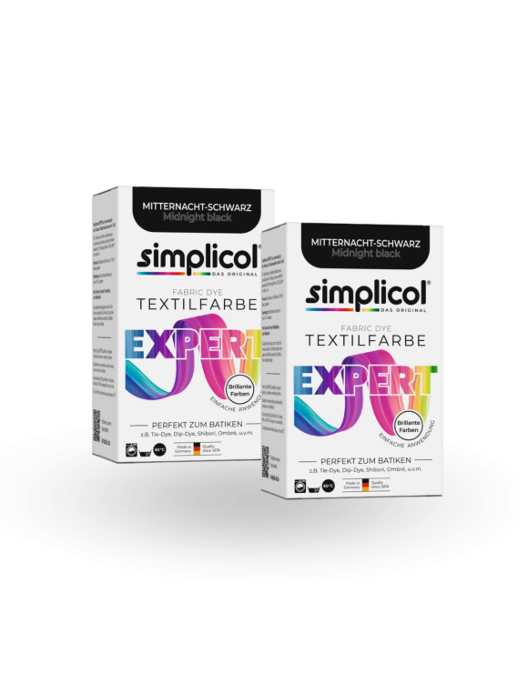 simplicol Fabric Dye expert Midnight Black 2-Pack