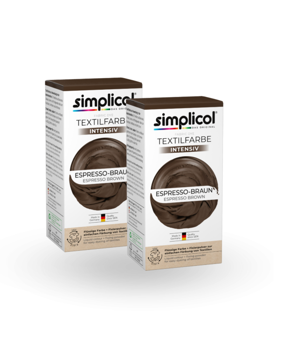 simplicol Fabric Dye intensive Espresso Brown 2-Pack