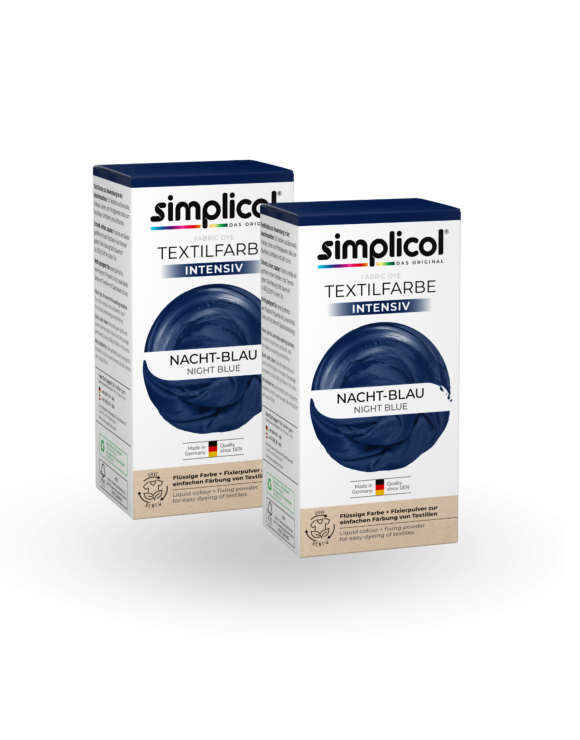 simplicol Fabric Dye intensive Night Blue 2-Pack