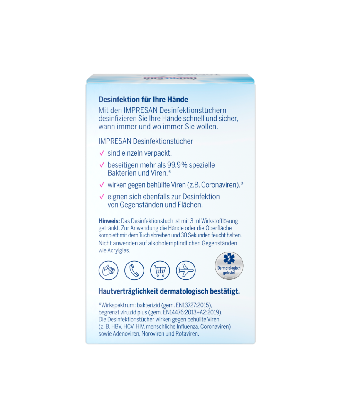 IMPRESAN Disinfectant Wipes 10 wipes