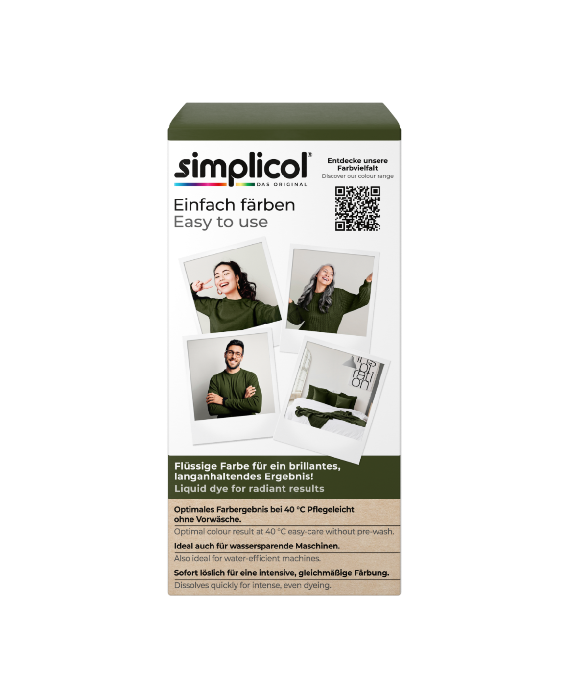 simplicol Fabric Dye intensive Olive Green