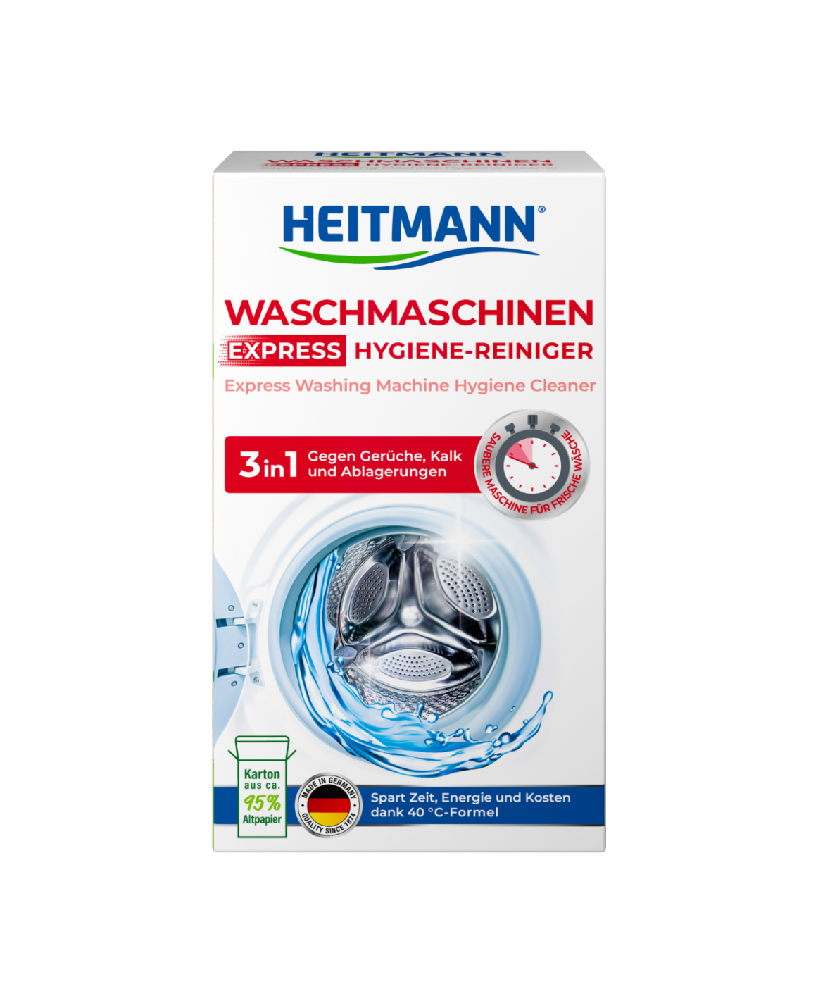HEITMANN Express Washing Machine Hygiene Cleaner 250 g