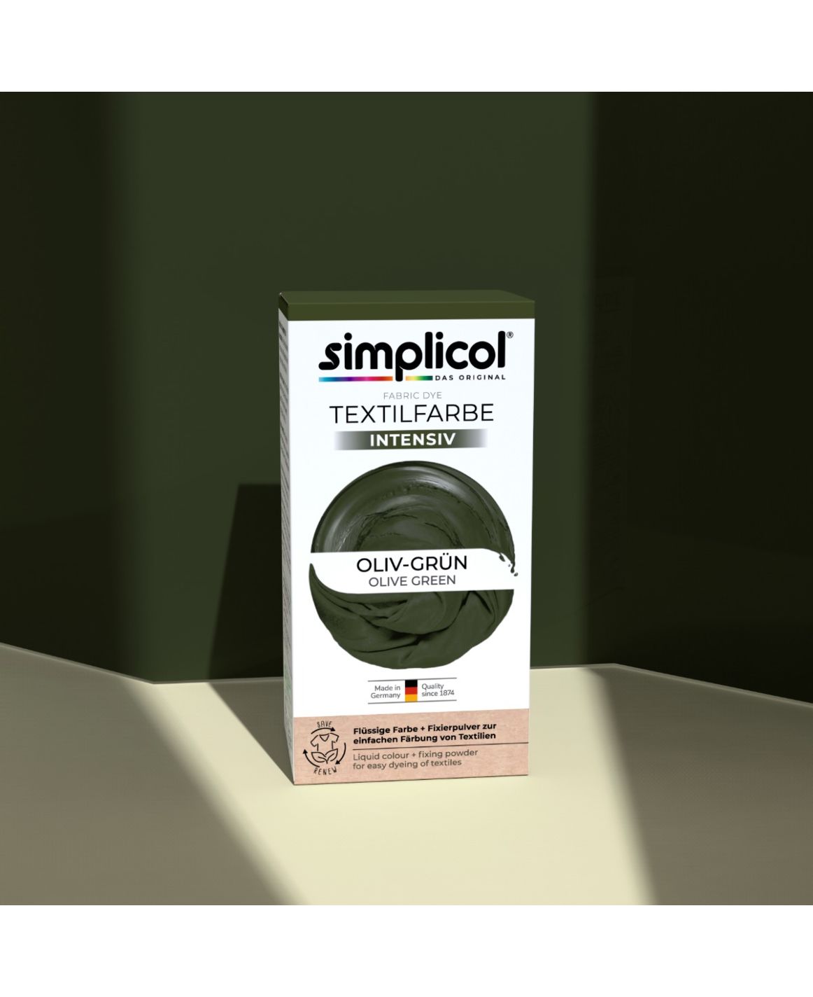simplicol Fabric Dye intensive Olive Green