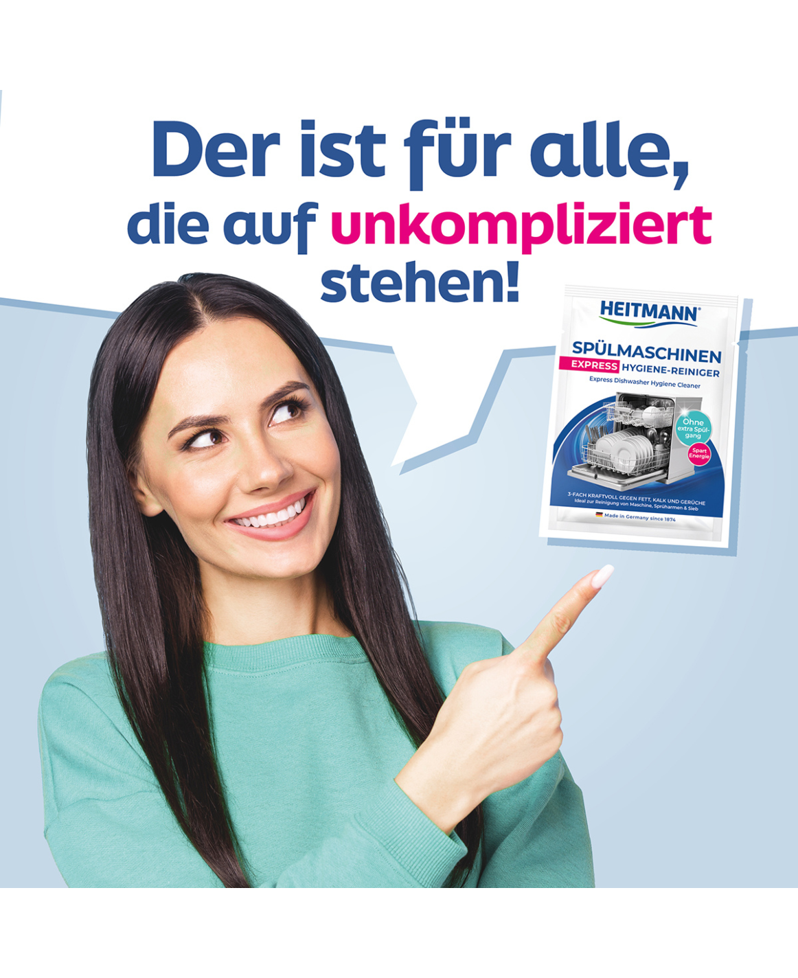 HEITMANN Express Dishwasher Hygiene Cleaner 30 g