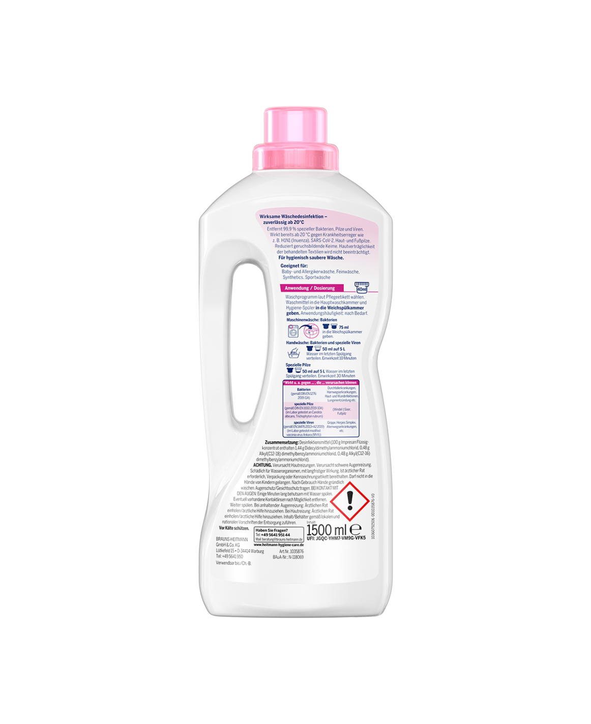 IMPRESAN Sensitive Hygiene Laundry Rinse 1.5 L