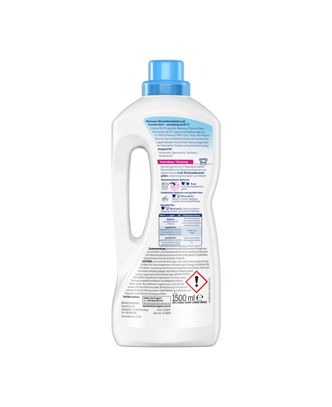 IMPRESAN Universal Hygiene Laundry Rinse 1.5 L