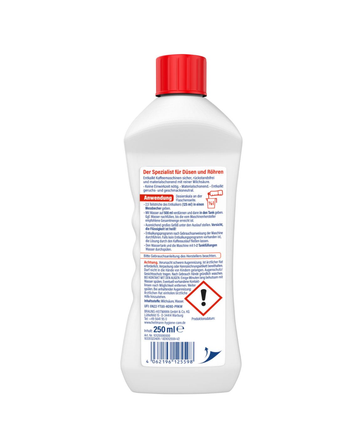 HEITMANN Kaffeemaschinen Entkalker 250 ml