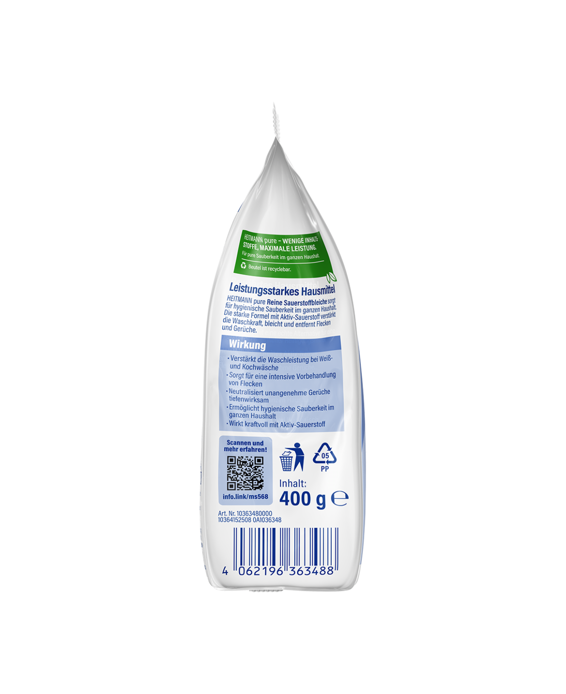 HEITMANN pure Reine Sauerstoffbleiche 400g