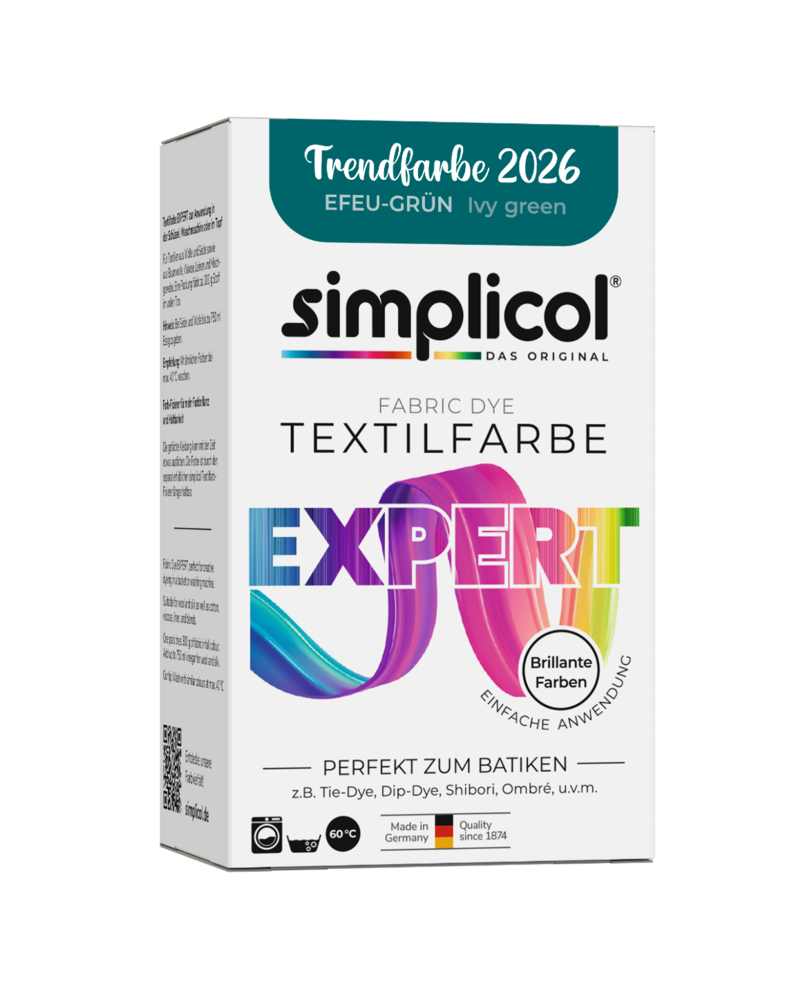 simplicol Textilfarbe expert Efeu-Grün