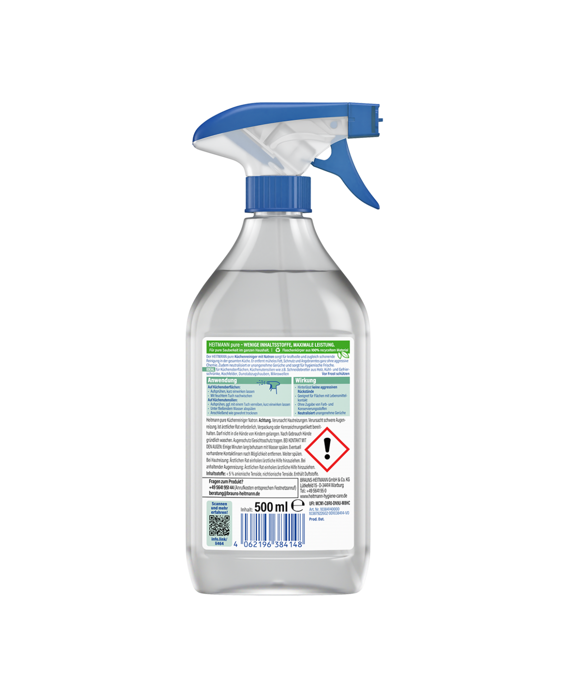 HEITMANN pure Küchenreiniger Natron 500ml