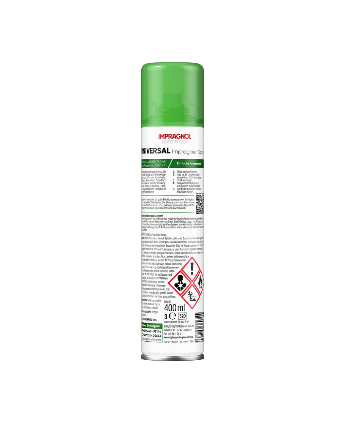 IMPRÄGNOL Imprägnier-Spray Waterproof Universal 100 % PFC-frei 400 ml