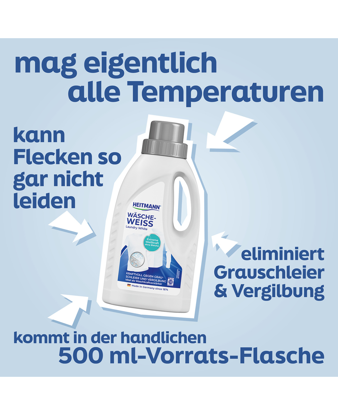 HEITMANN Wäsche Weiß 500 ml