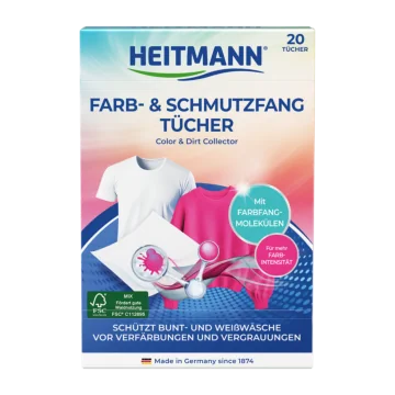 HEITMANN Farb- und Schmutzfangtücher, 20 Stück