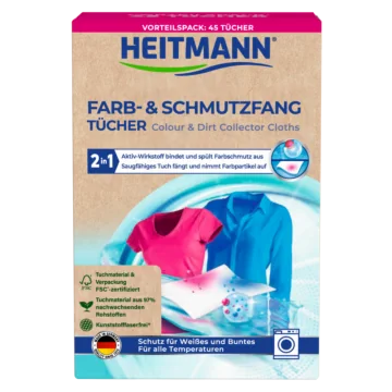 HEITMANN Farb- und Schmutzfangtücher, 45 Stück