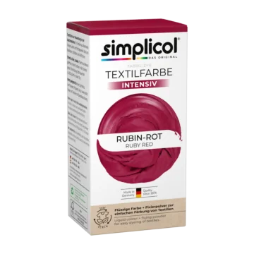 simplicol Textilfarbe intensiv Rubin-Rot