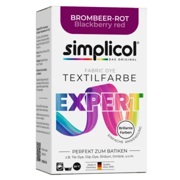 simplicol Textilfarbe expert Brombeer-Rot