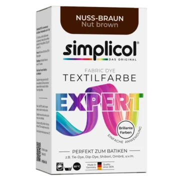 simplicol Textilfarbe expert Nuss-Braun