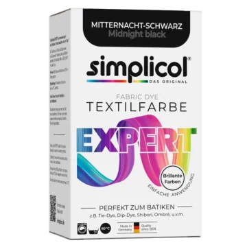 simplicol Textilfarbe expert Mitternacht-Schwarz