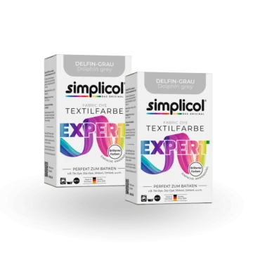 simplicol Textilfarbe expert Delfin-Grau 2er Pack