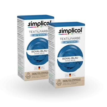 simplicol Textilfarbe intensiv Royal Blau 2er Pack