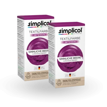simplicol Textilfarbe intensiv Sinnliche Beere 2er Pack