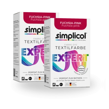 simplicol Textilfarbe expert Fuchsia-Pink 2er Pack